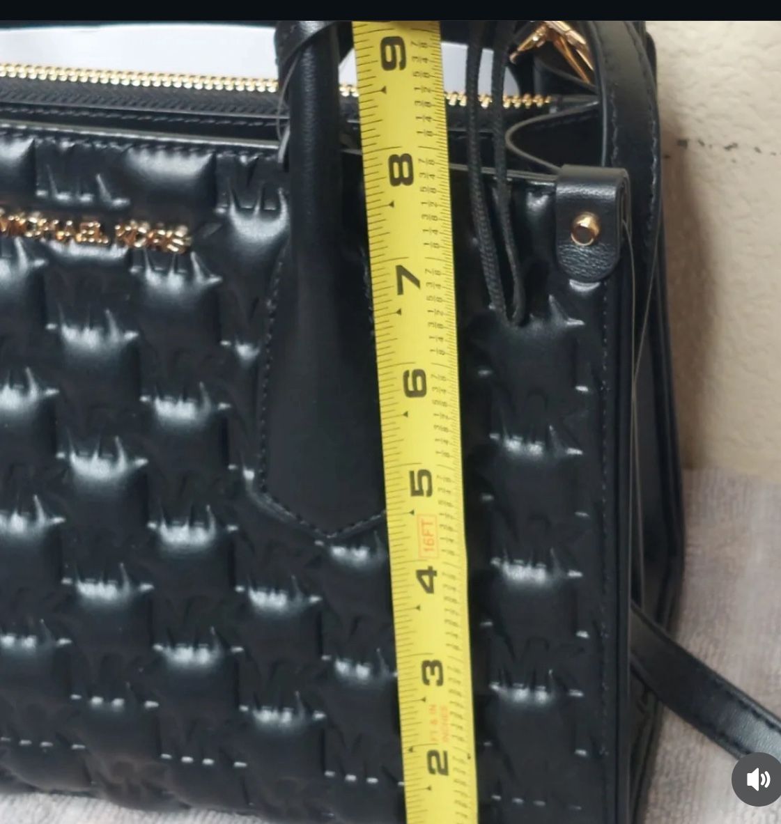 Authentic New Michael Kors And  Color Black