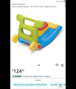 Grow with me rocker and slide