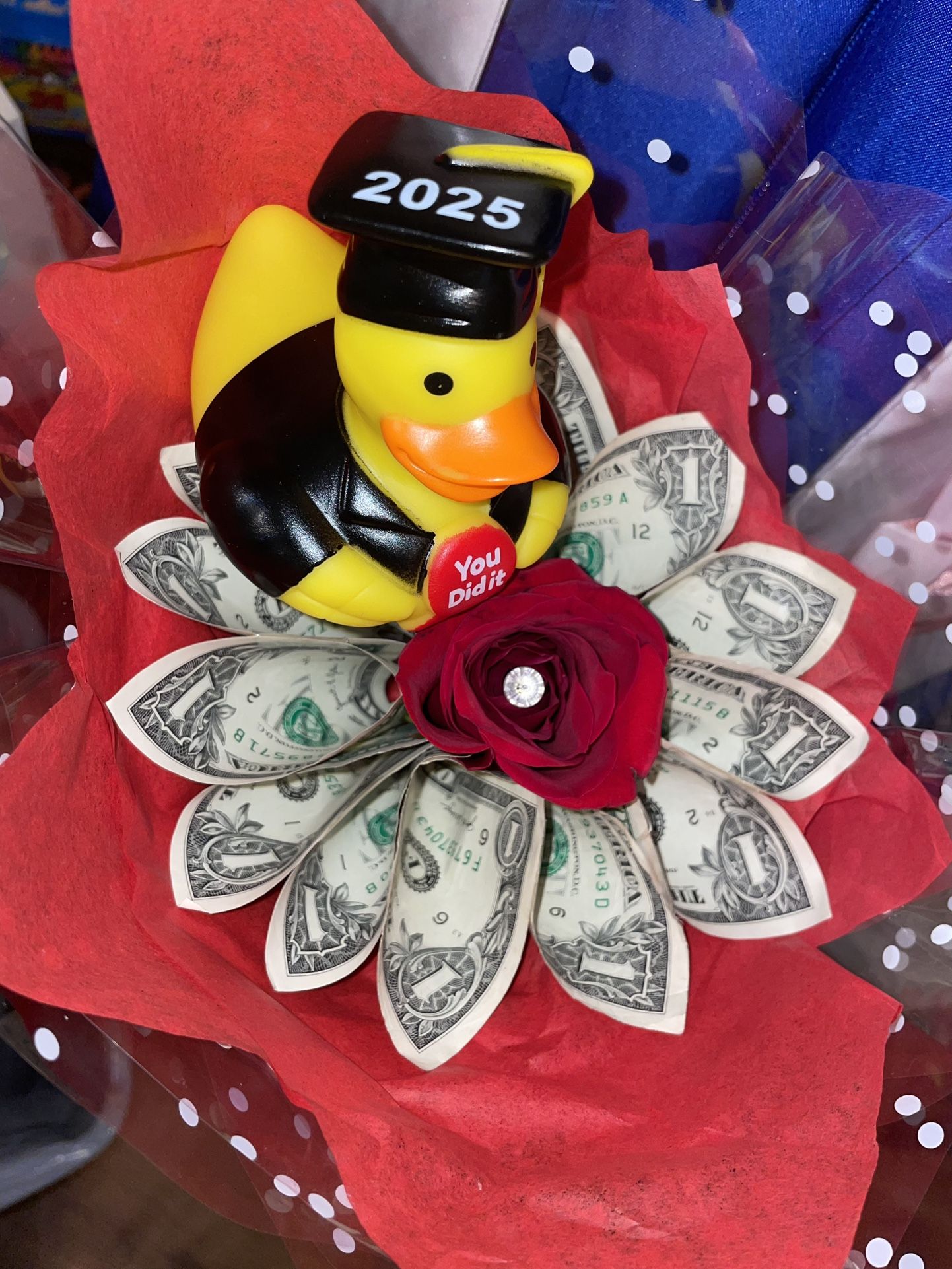 Single Rose Duck Bouquet