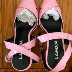 Lamoda Pink Heart Heels
