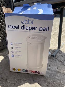 Ubbi Steel Diaper Pail – Brand New