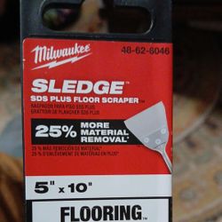 Milwaukee SDS Plus Floor Scraper 5"×10"