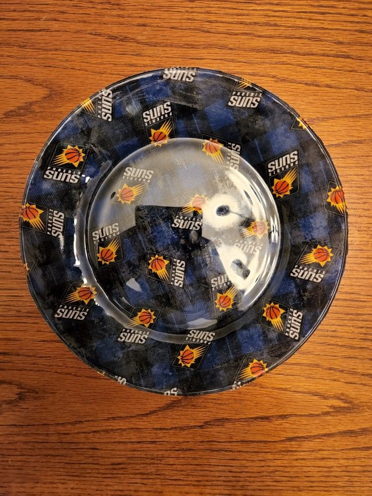 PHOENIX SUNS DECORATIVE GLASS PLATE