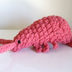 Handmade Crochet Shrimp