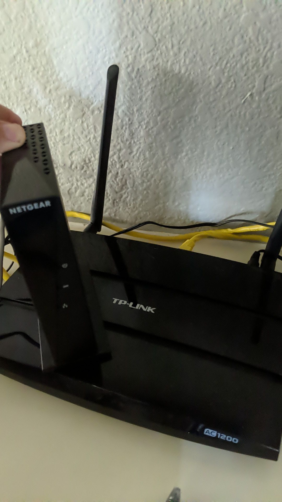 Router and dsl modem