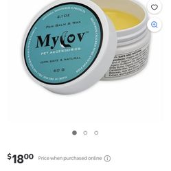 Dog Paw Balm wax