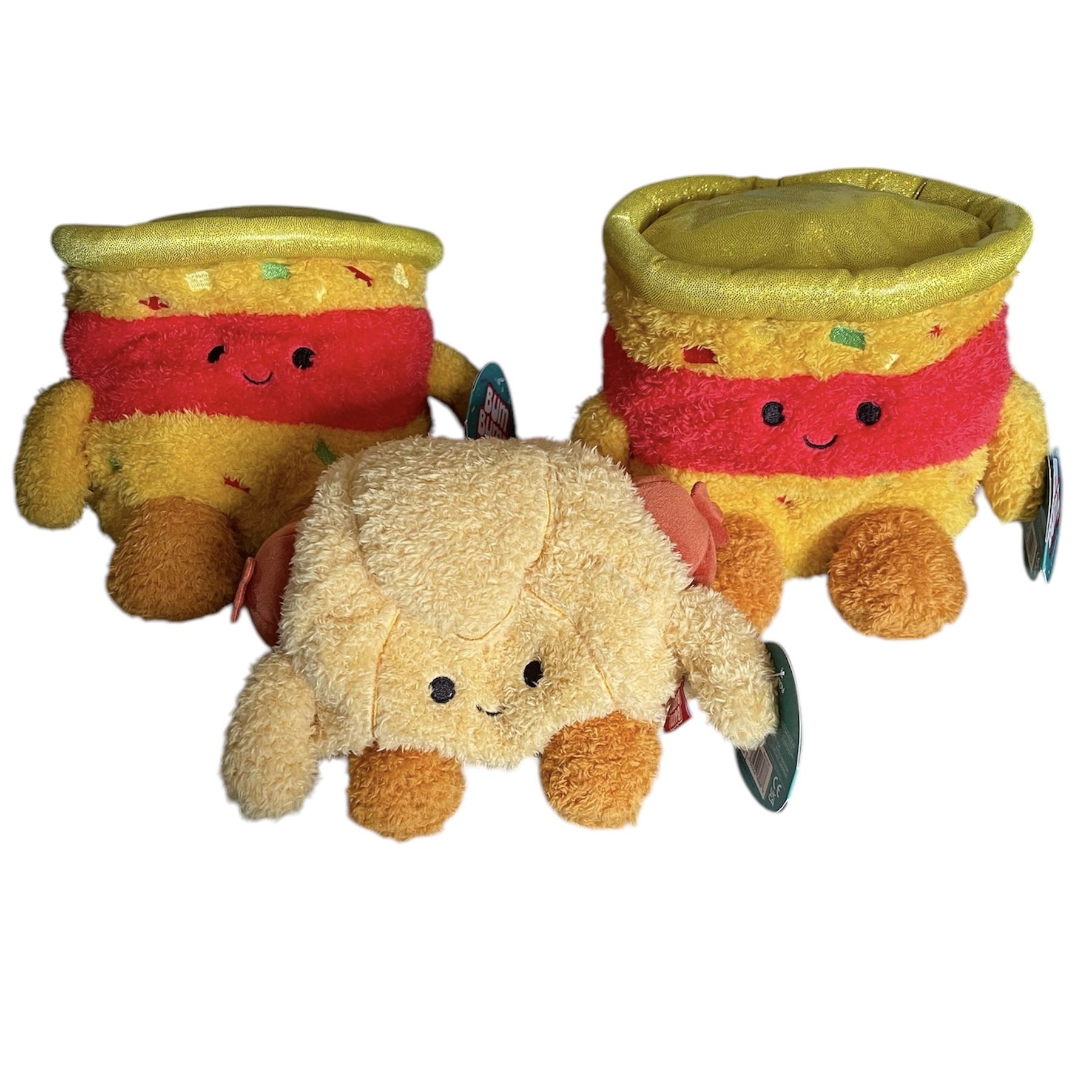 Bum Bumz Nacho Cheese & Pigs in a Blanket Plush Toy Set