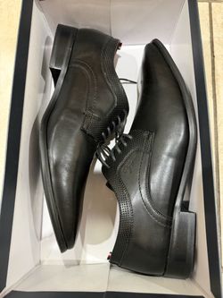 Black Leather Dress Shoes Tommy Hilfiger