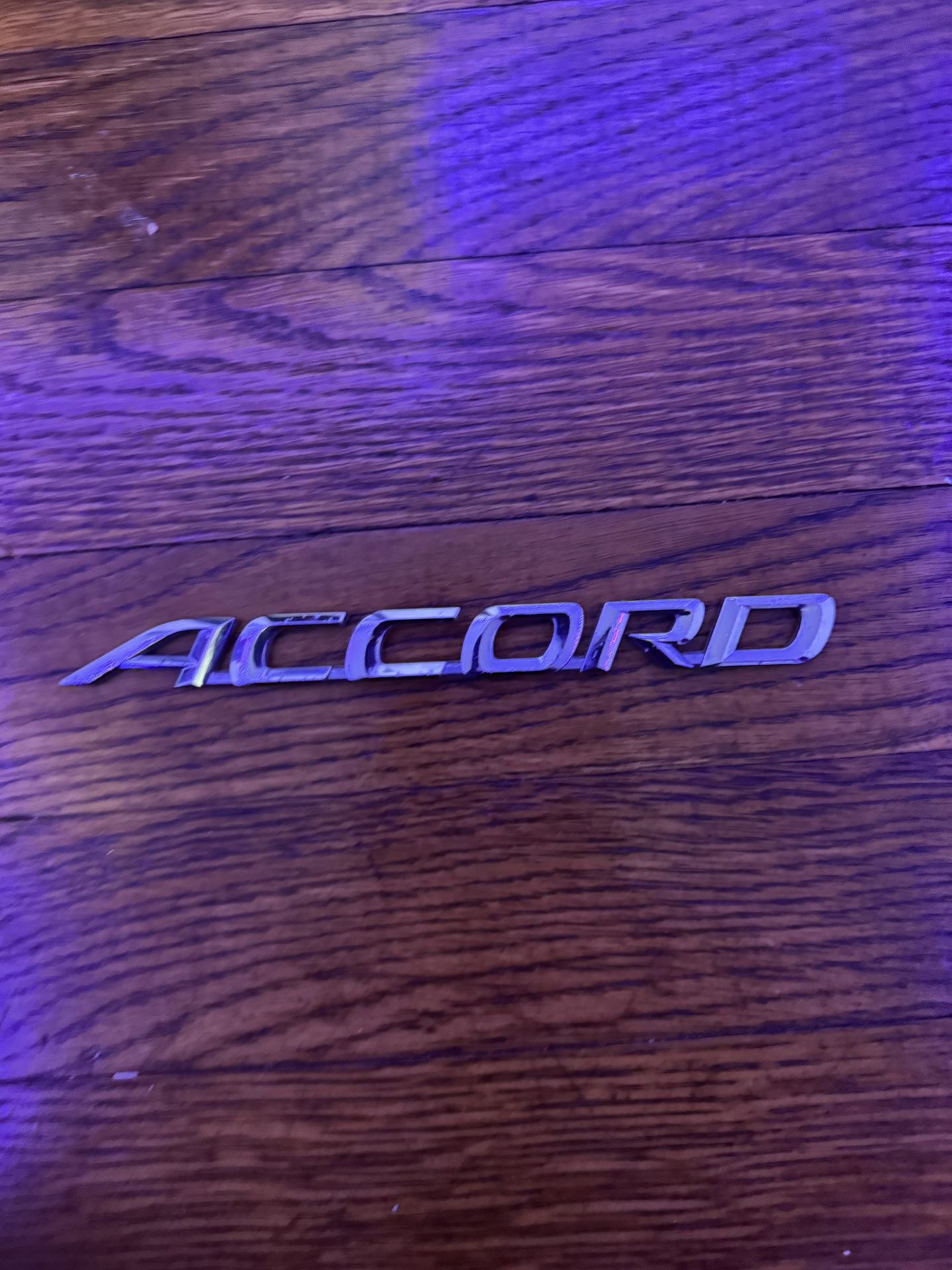 Honda Accord Emblem Trunk Badge