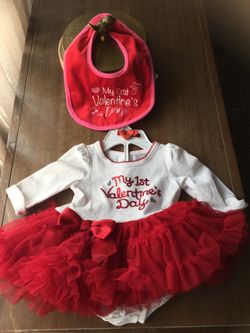 Baby First Valentine Outfits