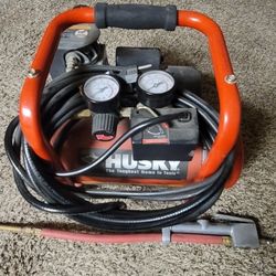 Husky Air Compressor With Tire Inflator