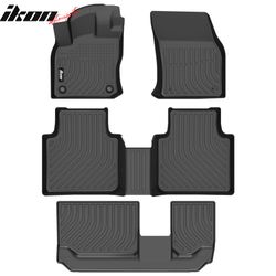 Fits 2018-2024 Volkswagen Tiguan 7 Seats 3D TPE All Season Floor Mats Carpets 4PCS