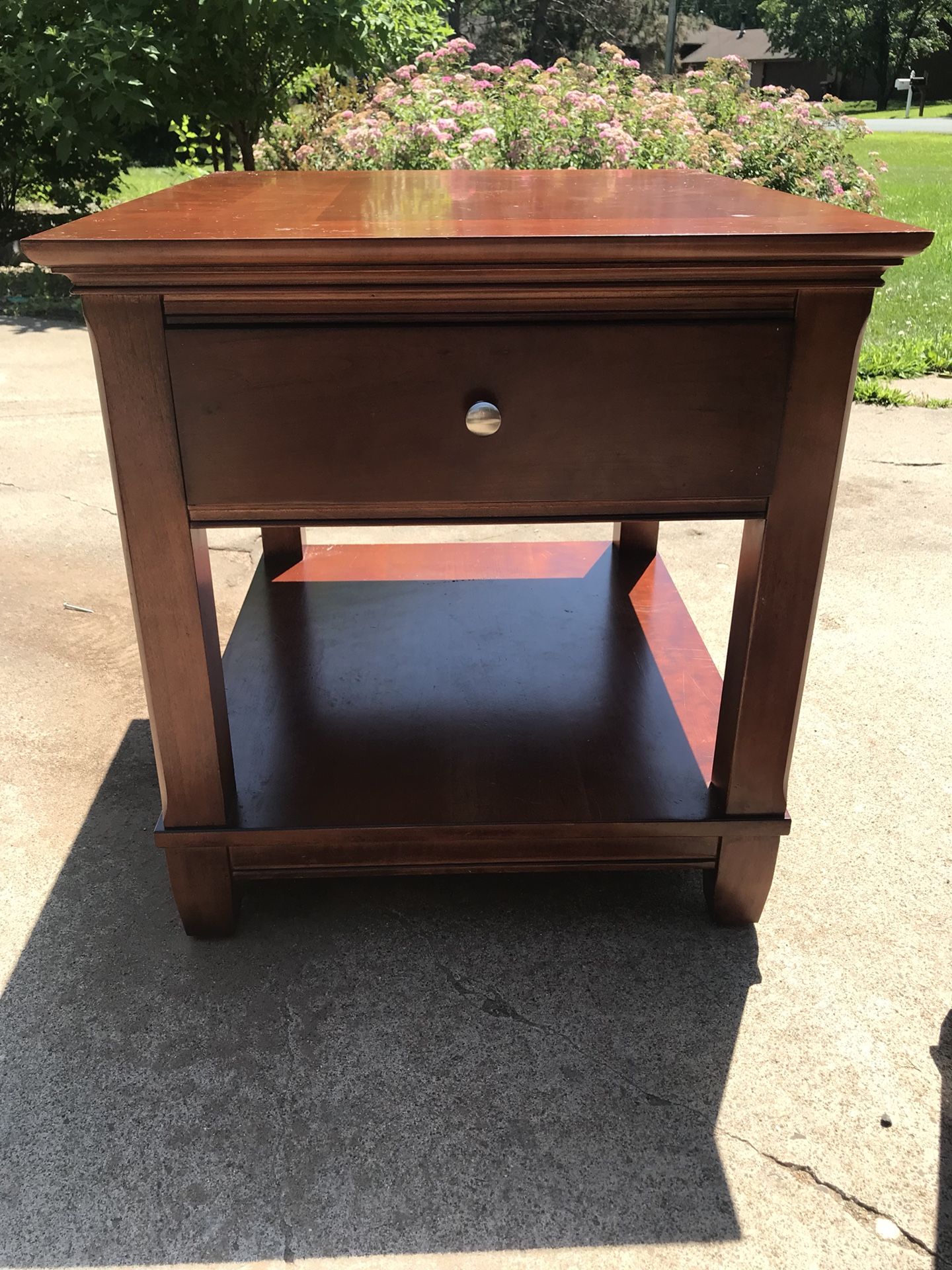 Bridges II side tables by Thomasville