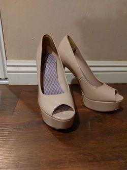 open toe high platform heel