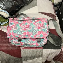 Pink Messenger Bag