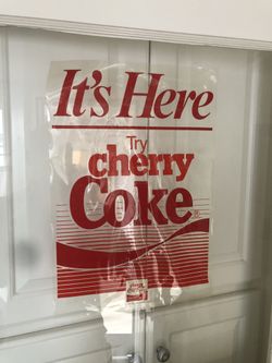 Vintage Coca Cola Coke Window Decal