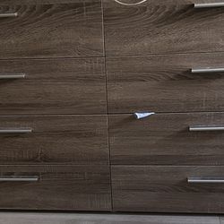 Walnut Space-Saving Vanity Desk with Drawers 15.89 in. D X 55.12 in. W X 32.17 in. H Size Sleek and Sophisticated Style Wood Material | All Season Pre