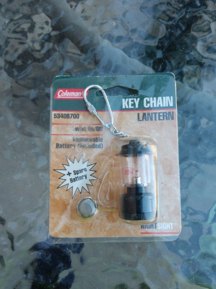 New Coleman Key Chain.. battery operated