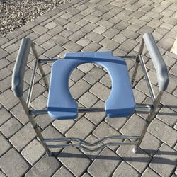 Adjustable Shower/Commode Chair – Clean and Sturdy
