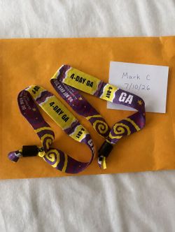 LOLLAPALOOZA 4 DAY GA
