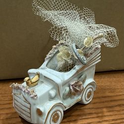 1963 Wedding Party Favor Porcelain Car
