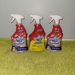 3 Resolve Destroy Pet Odor 22oz/32oz