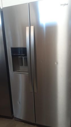 Whirlpool Side By Side Stainless Steel Fridge

