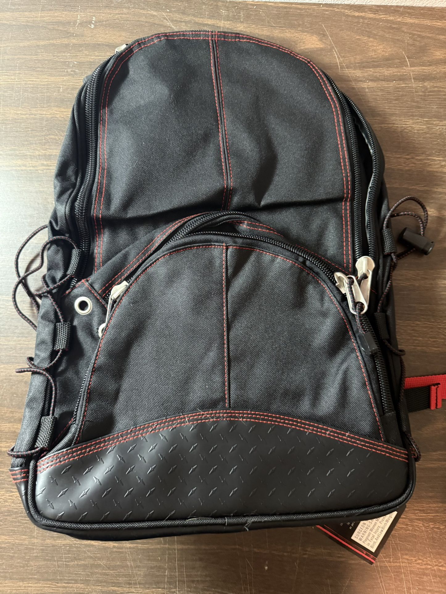 Vintage Marlboro GEAR '99 Backpack- Black Rewards Club NWT 90's Deadstock