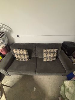 Grey couch set