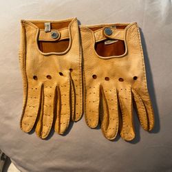 Burberry Driving Gloves Suede Size 9