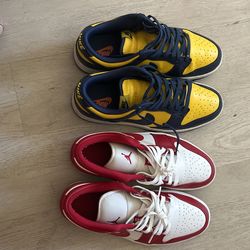 Michigan Dunks & Jordan 1 Low 