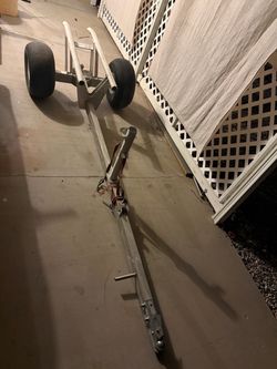 Aluminum stand up jetski hauler