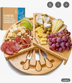 Charcuterie, board with knife set