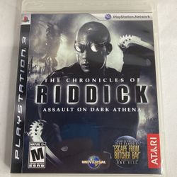 PS3 Chronicles Of Riddick Assault On Dark Athena CIB