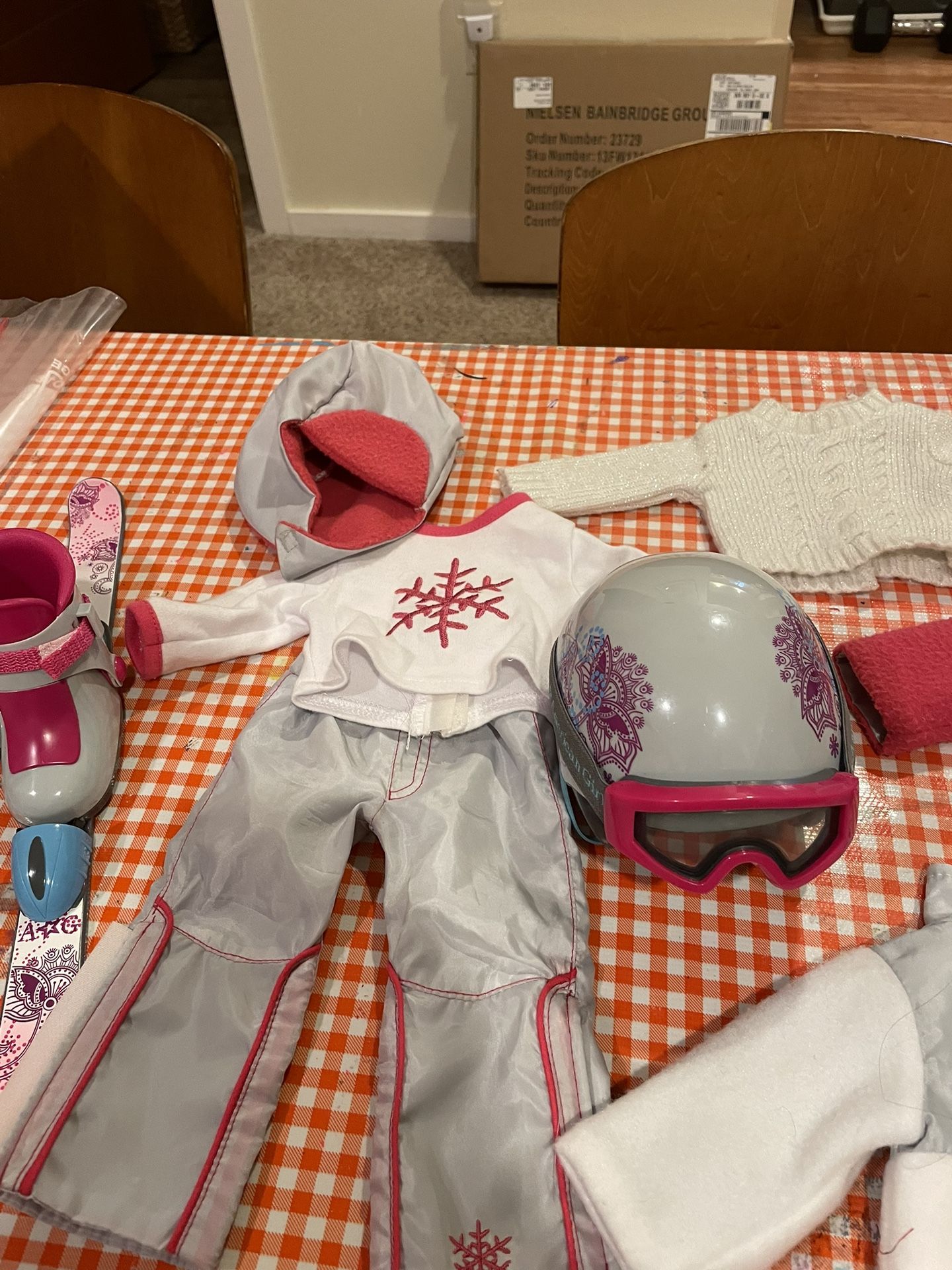 American Girl Doll Ski Set