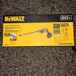 DEWALT Cordless Pressure Washer, Power Cleaner, 550-PSI, 1.0 GPM, Battery & Charger Included