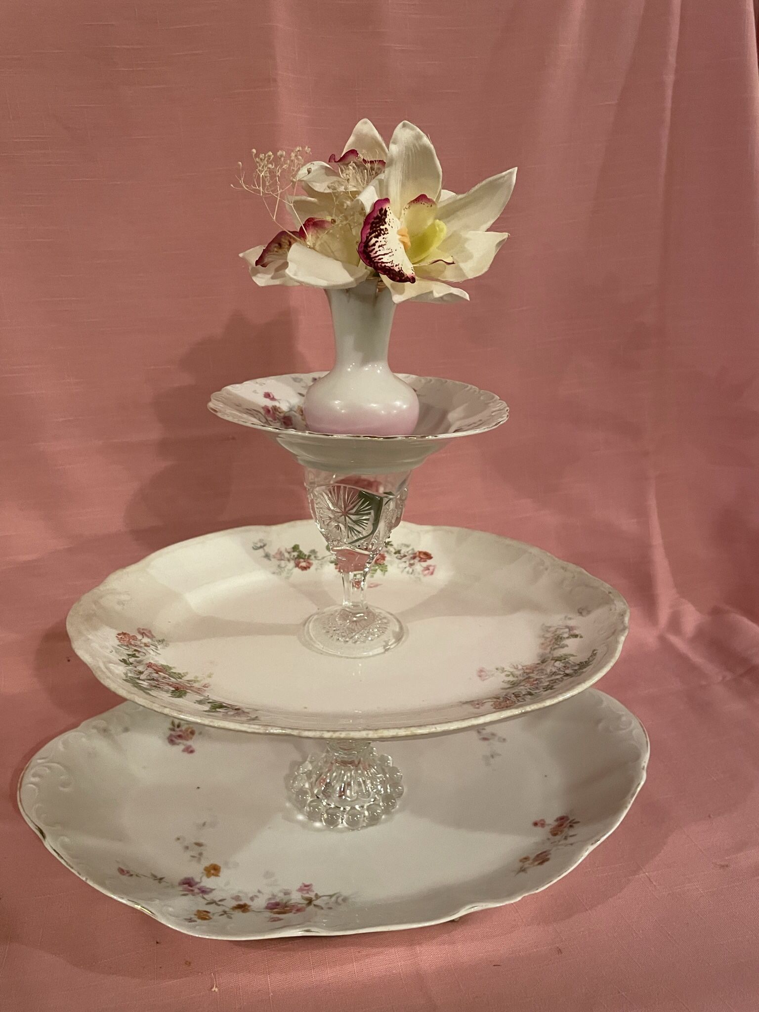 Vintage 3-tier Serving Dish