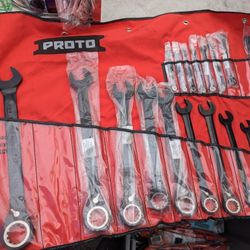 Proto 20pc Combination Wrench Set New
