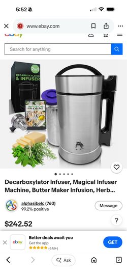 Decarboxylaytor for infused butter