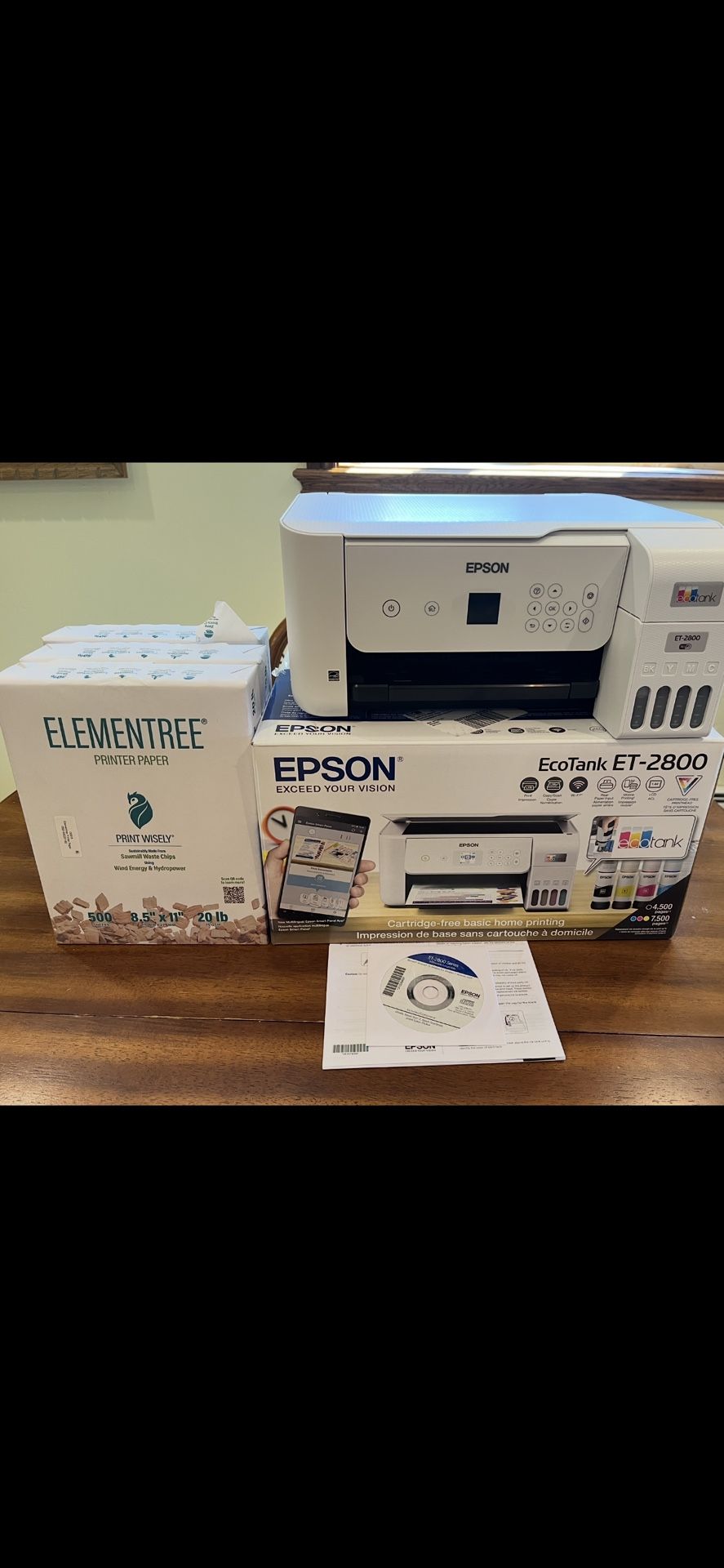 Epson Wireless Color Printer And Copier