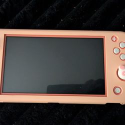 Switch Lite (Coral Pink) Like New