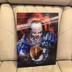 pennywise 3D poster 
