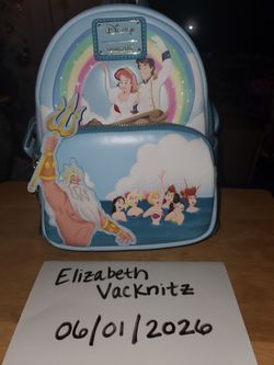 Little Mermaid Wedding Loungefly Mini Backpack