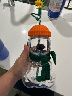 Starbucks x Peanuts Snoopy Snowman Cold Cup
