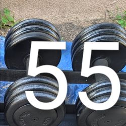 55lb dumbells