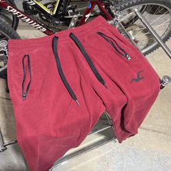 Red Hollister Joggers