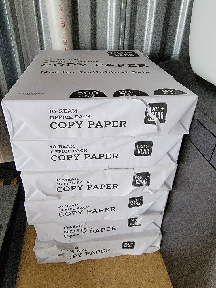 6 Pack Printer  copy Paper 