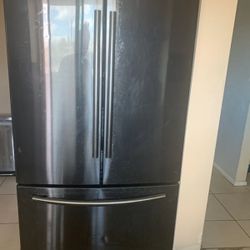 Samsung black stainless refrigerator
