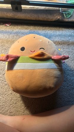 cute hamburger plush