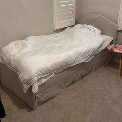 Ikea Kids Bed Desk Cabinet Full Set Moving Sale